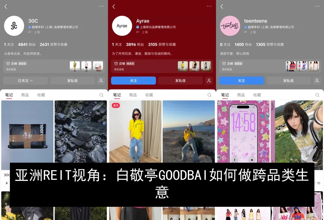 亚洲REIT视角:白敬亭GOODBAI如何做跨品类生意